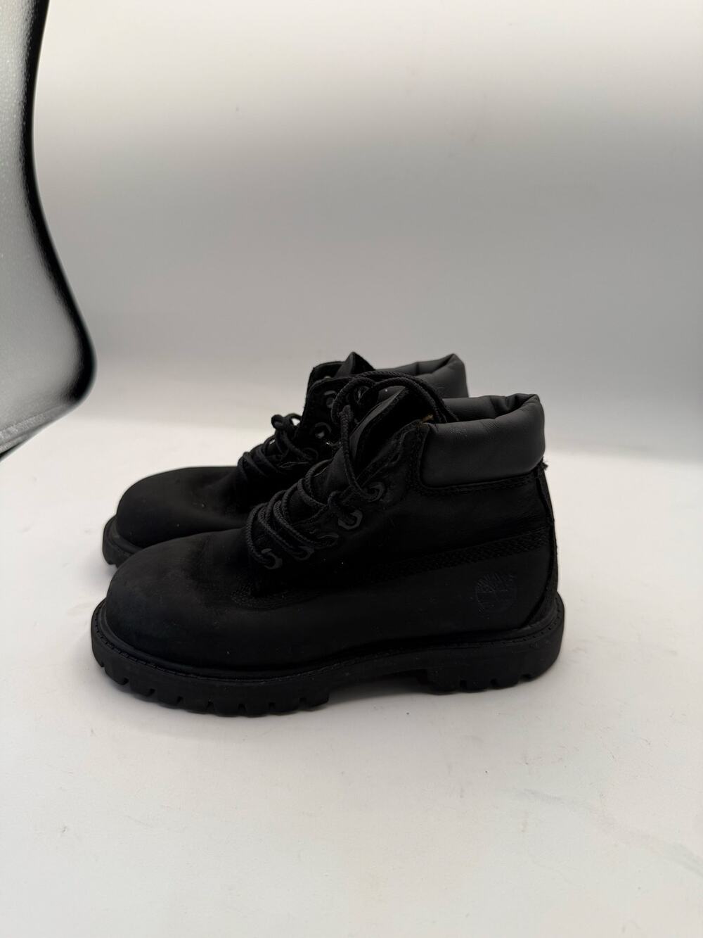 Timberland Black Leather 6 Inch Premium Waterproof Boots -Toddler Size 11M 12807